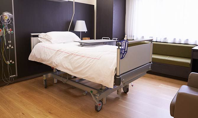 Elegantes Krankenhaus-Zimmer